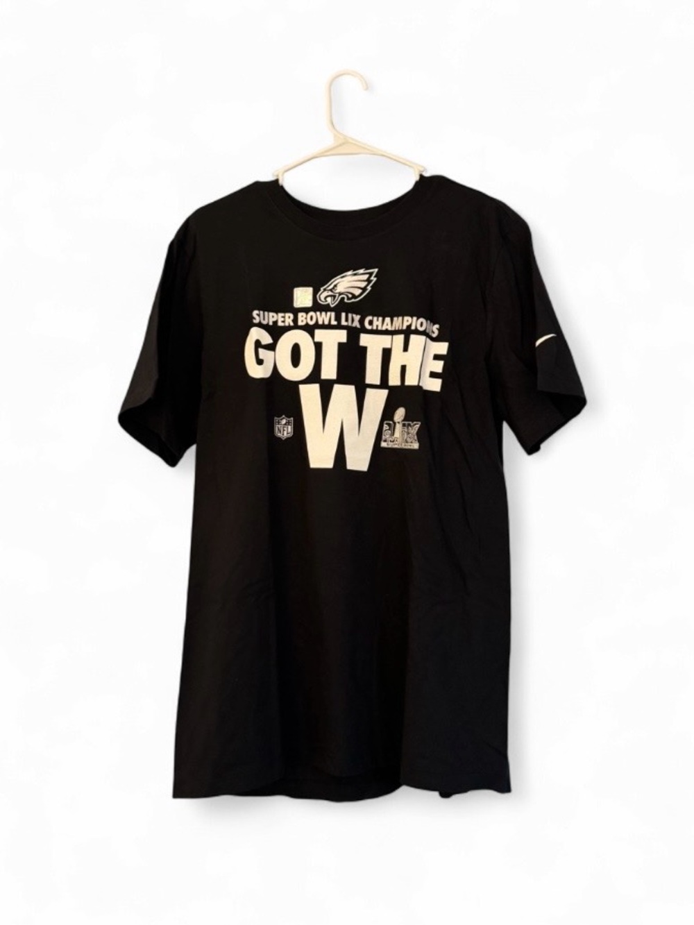 New Nike Philadelphia Eagles 2024 Super Bowl Champs Parade Tee Large